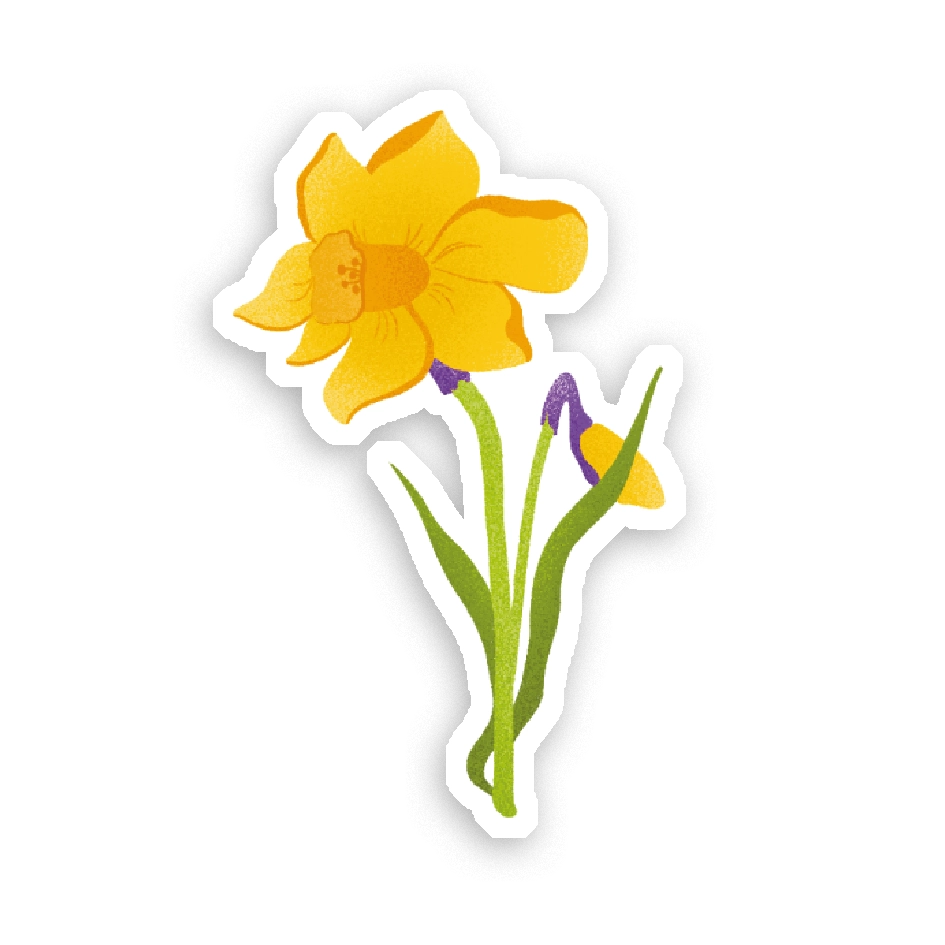 Sticker Jonquille