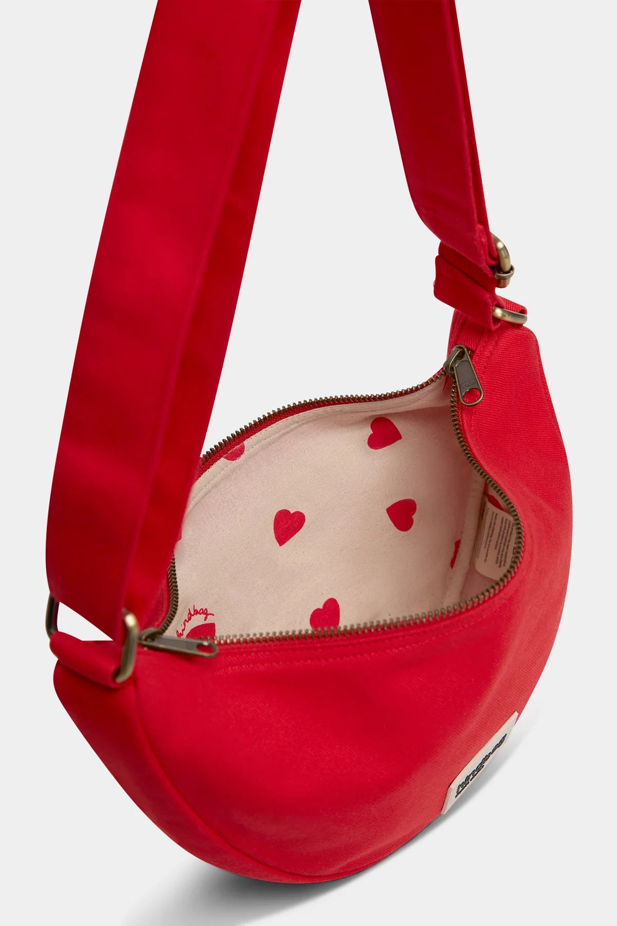 Sac banane Andrea - Coeur carmin
