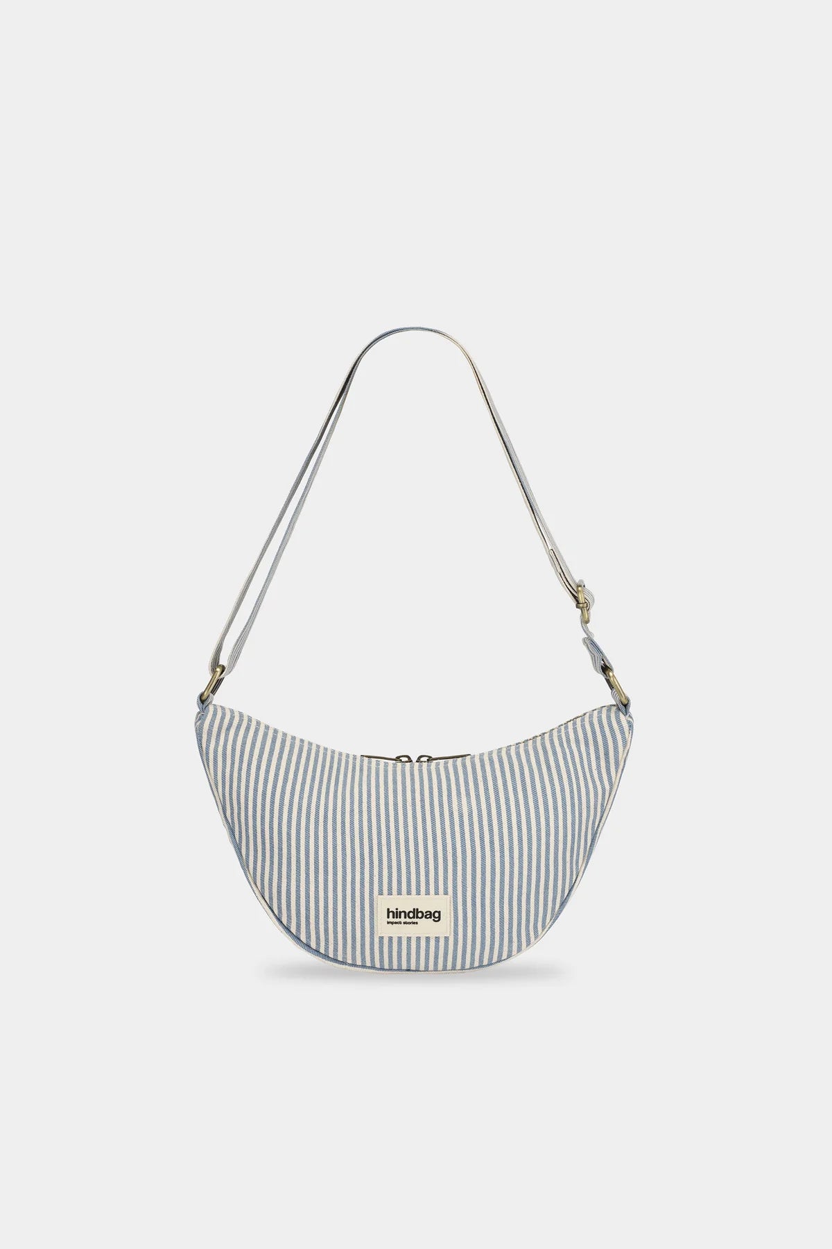 Sac banane Andrea - Rayures bleu
