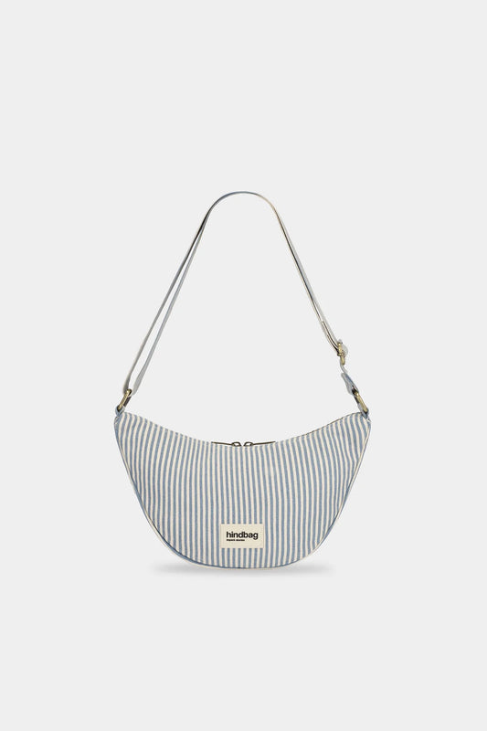 Sac banane Andrea - Rayures bleu