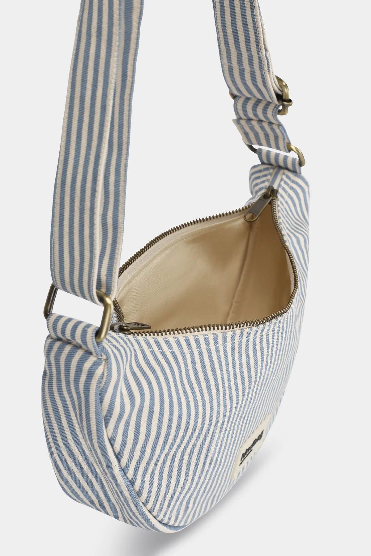 Sac banane Andrea - Rayures bleu