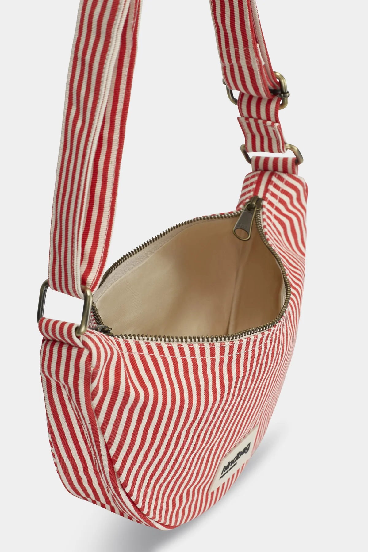 Sac banane Andrea - Rayures rouge