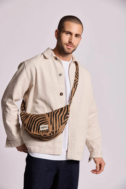 Sac banane Andrea - Zèbre cannelle