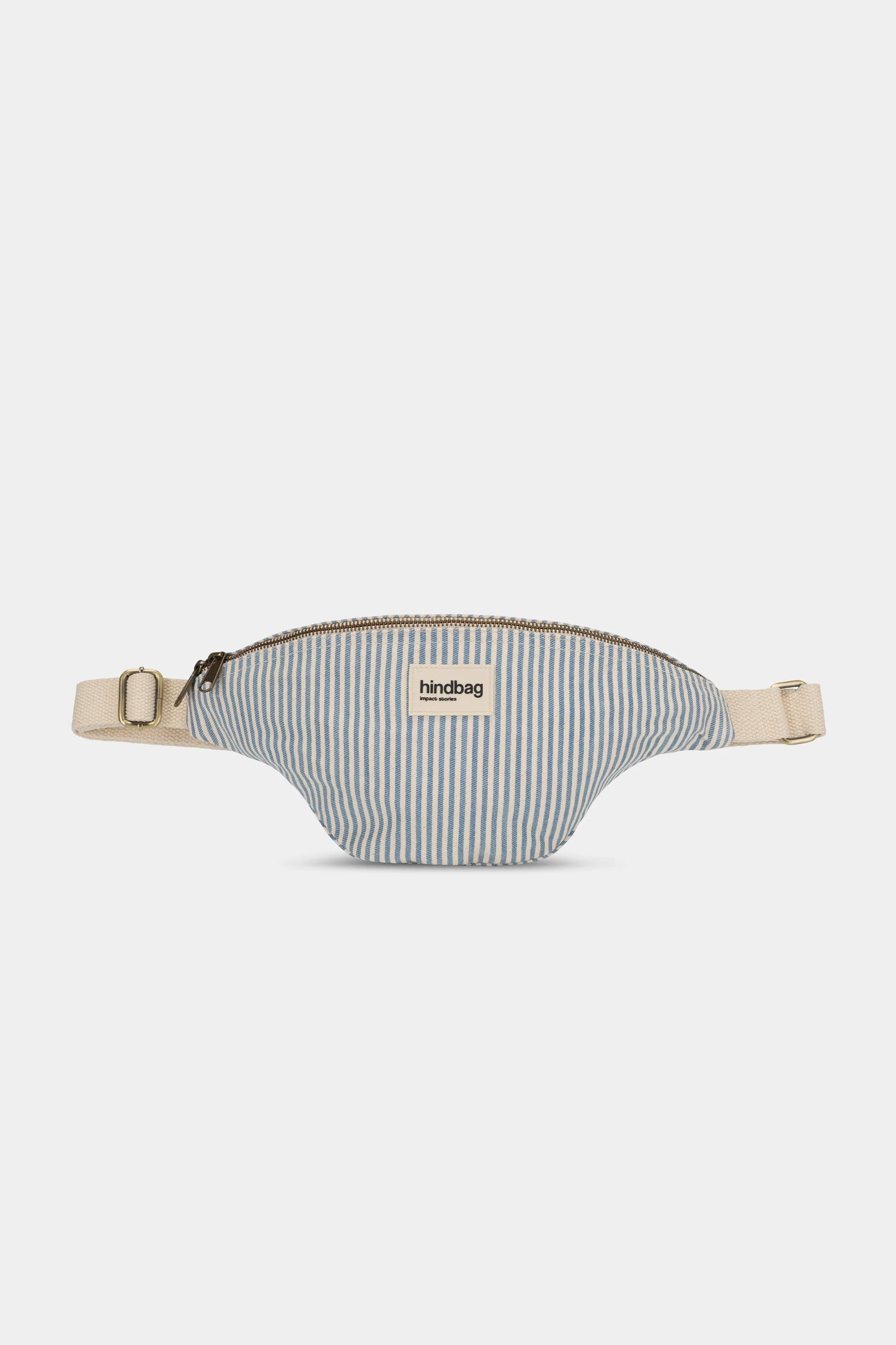 Sac banane Olivia - Rayures bleu