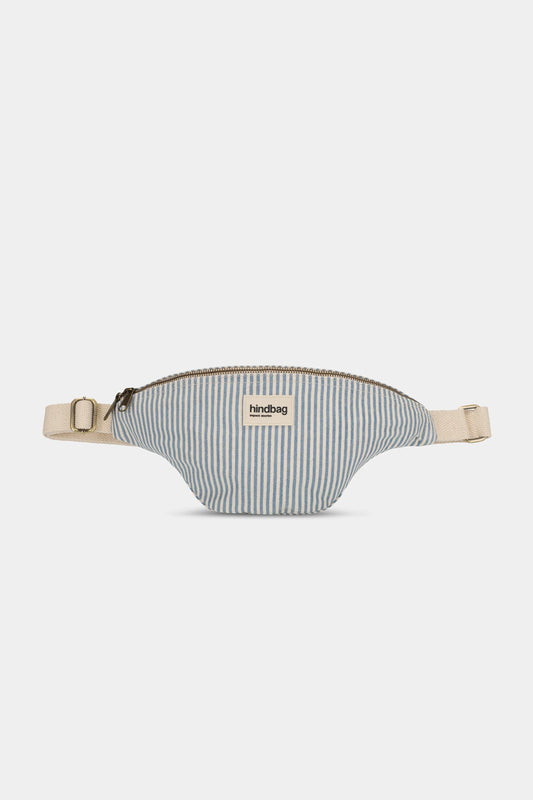 Sac banane Olivia - Rayures bleu