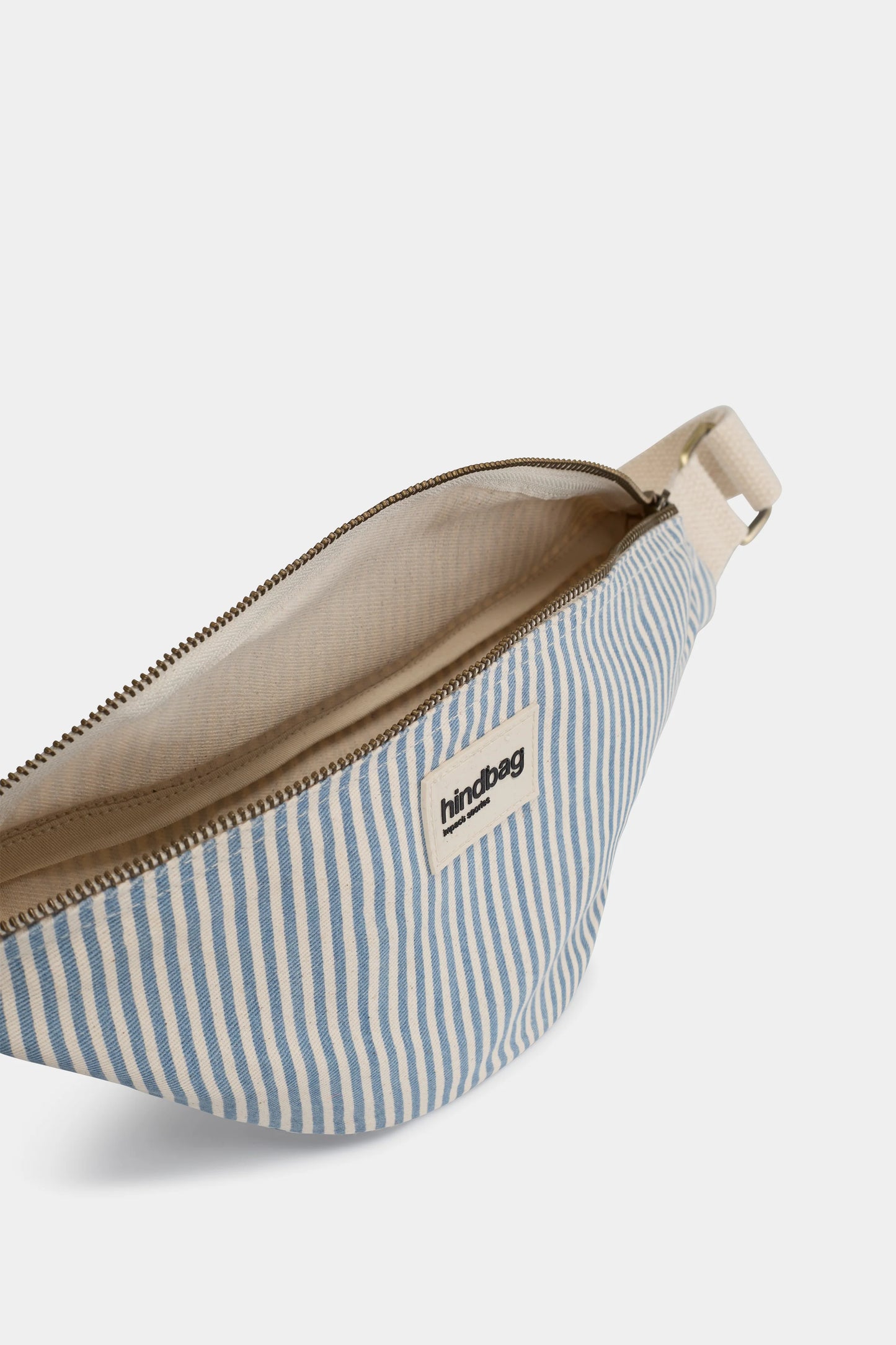 Sac banane Olivia - Rayures bleu