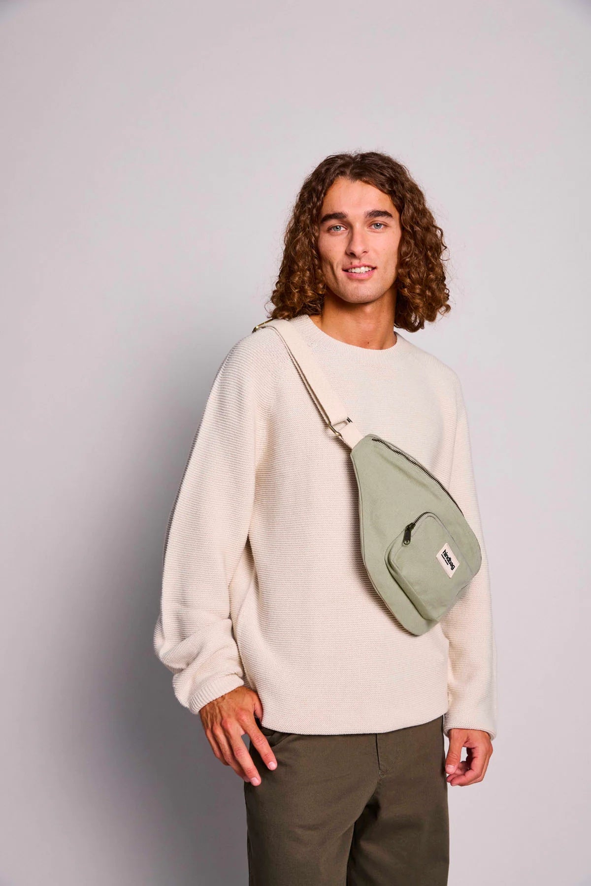 Sac banane XL Sofia - Vert argile — Hindbag , Lyon