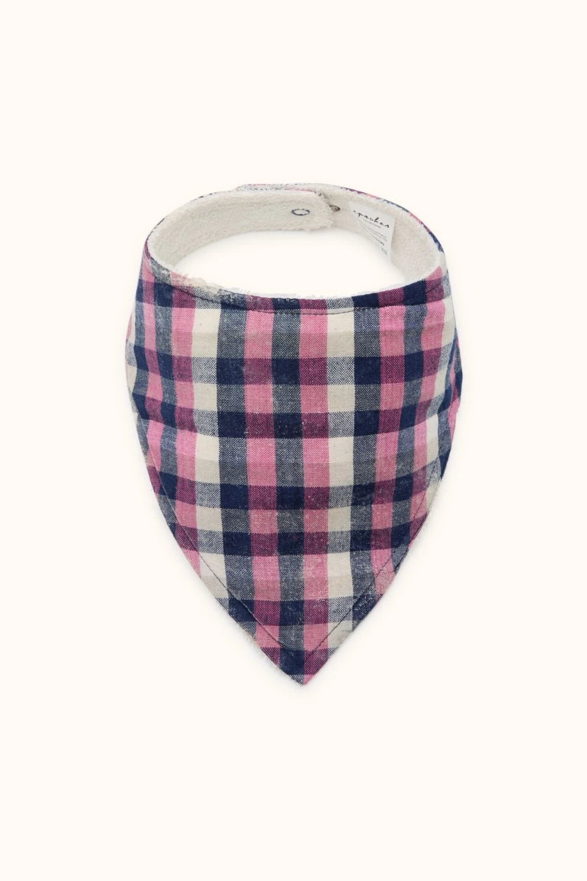 Bavoir Bami - Khadi rose — Apaches collections , Lyon