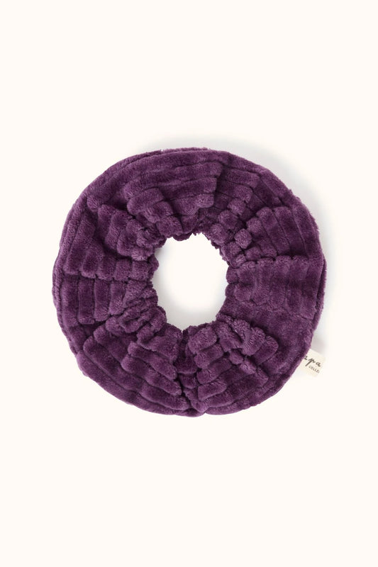 Chouchou Manju - Velours côtelé deep purple