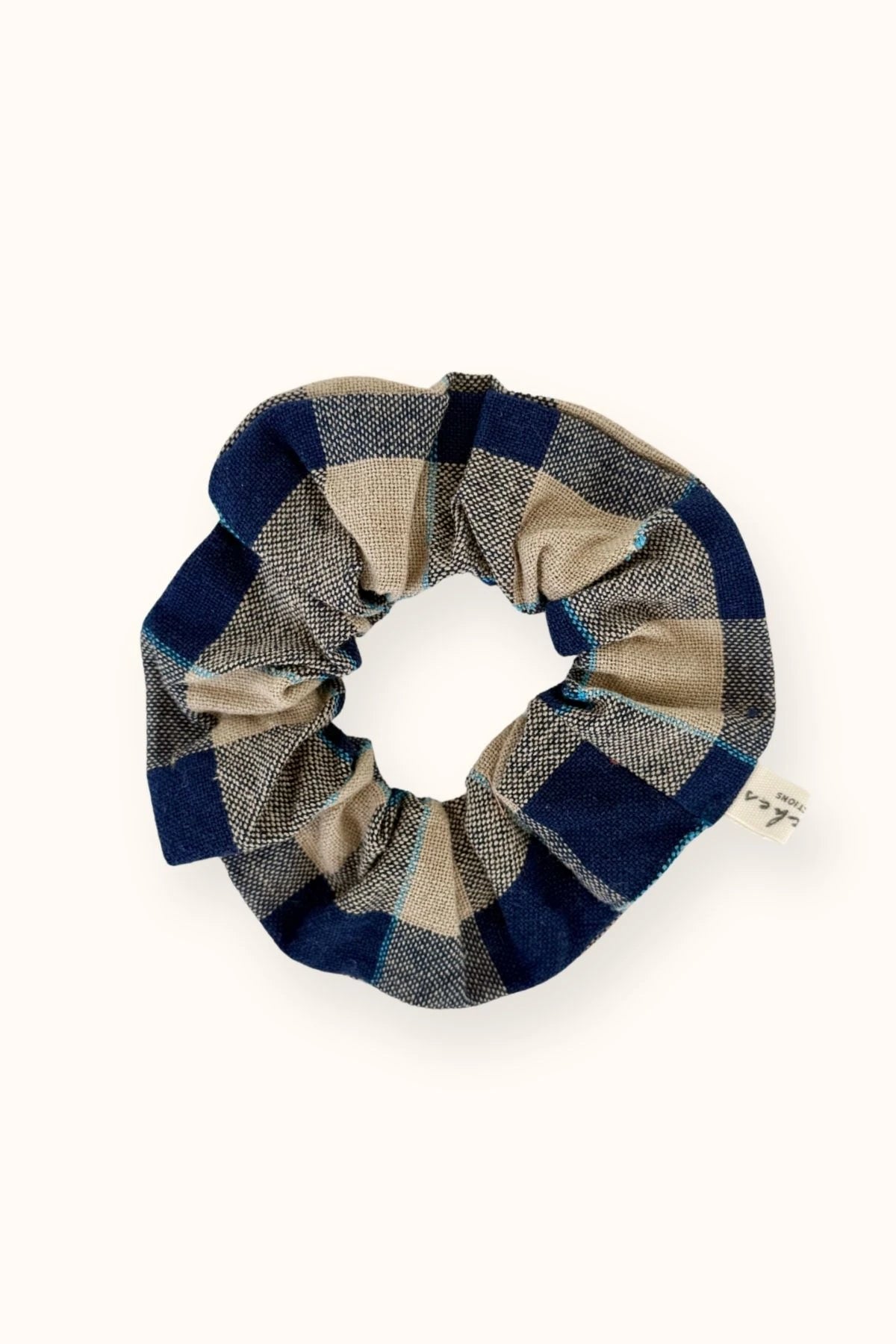 Chouchou Manju - Khadi carreaux navy