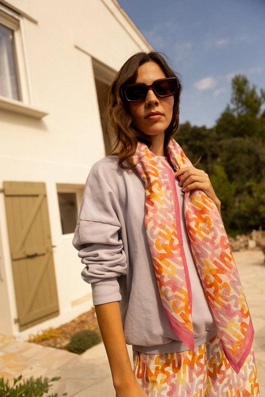 Big foulard Dupatta - Sunsun