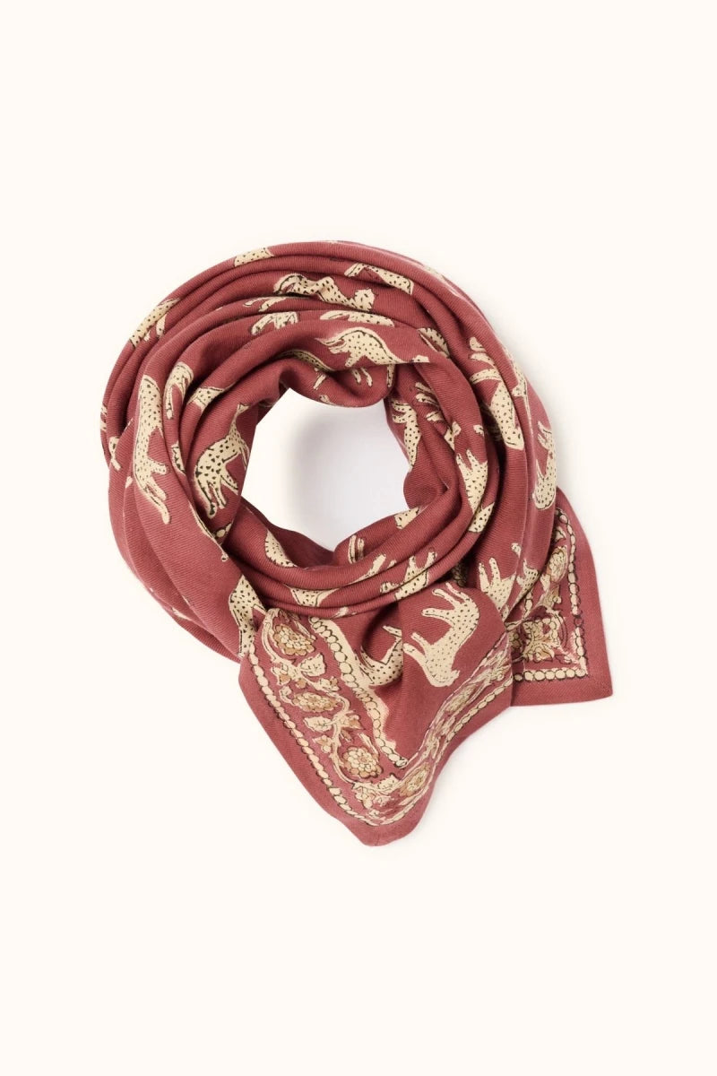 Big foulard Latika - Bengale dahlia