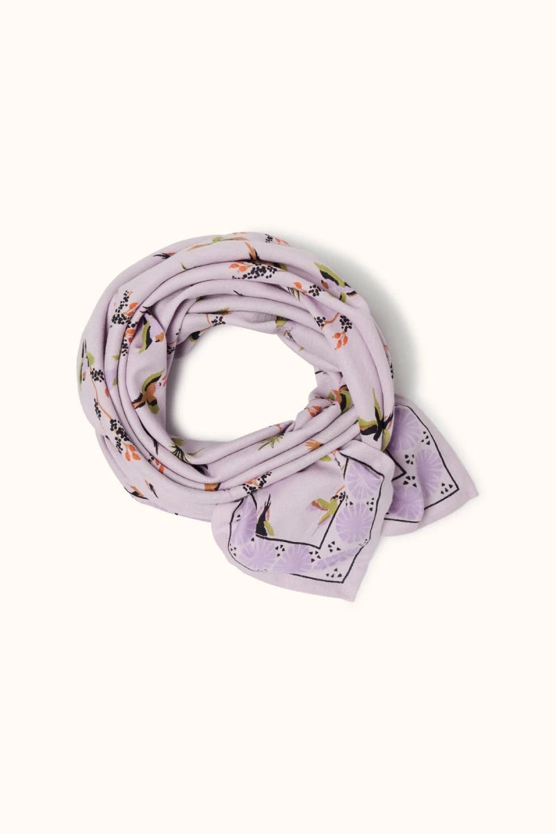 Big foulard Latika - Cerisier lilas