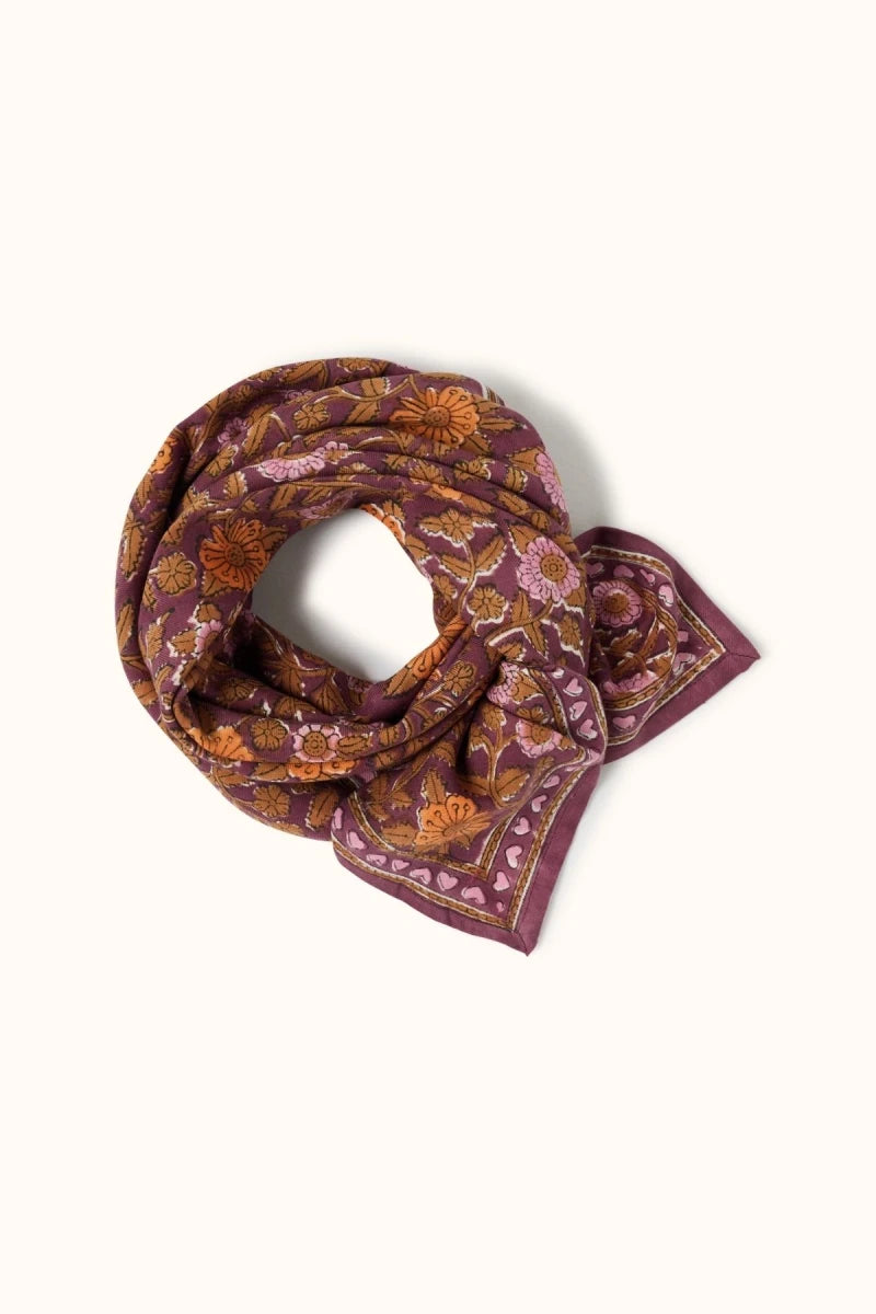 Big foulard Latika - Coeur truffe