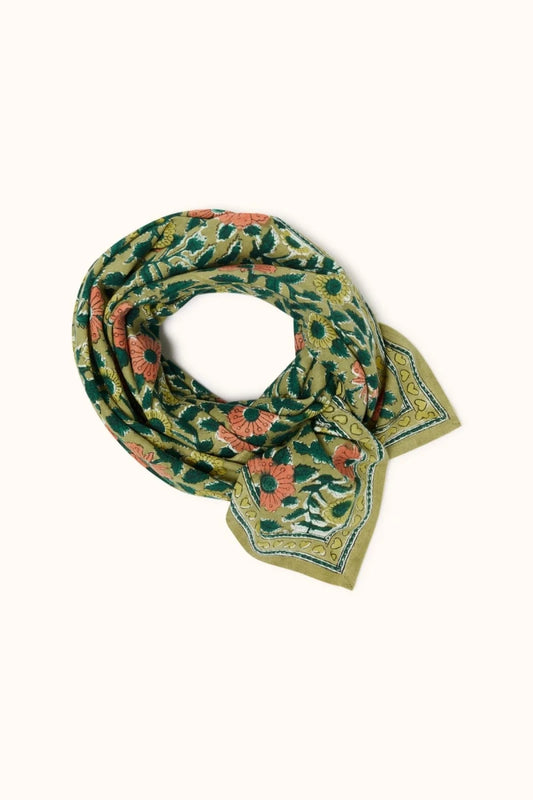 Big foulard Latika - Coeur khaki