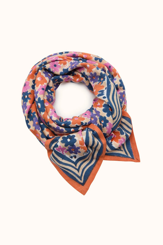 Big foulard Latika - Pâquerette macadamia