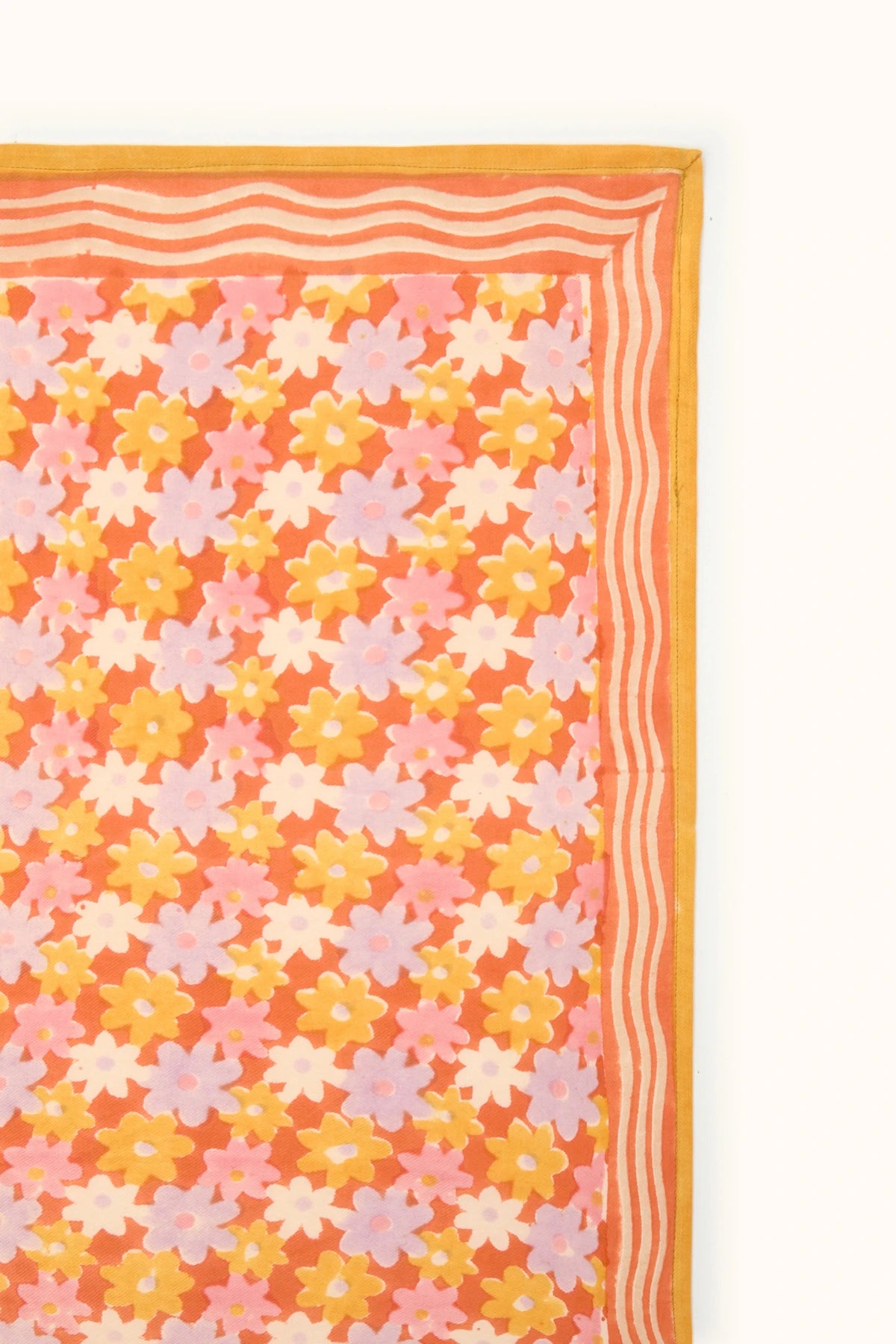 Big foulard Latika - Pâquerette orange