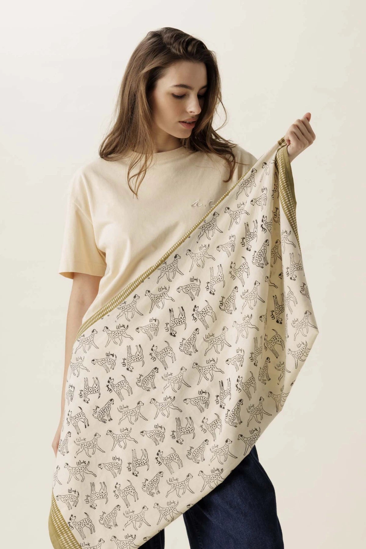 Big foulard Latika - Pongo macadamia
