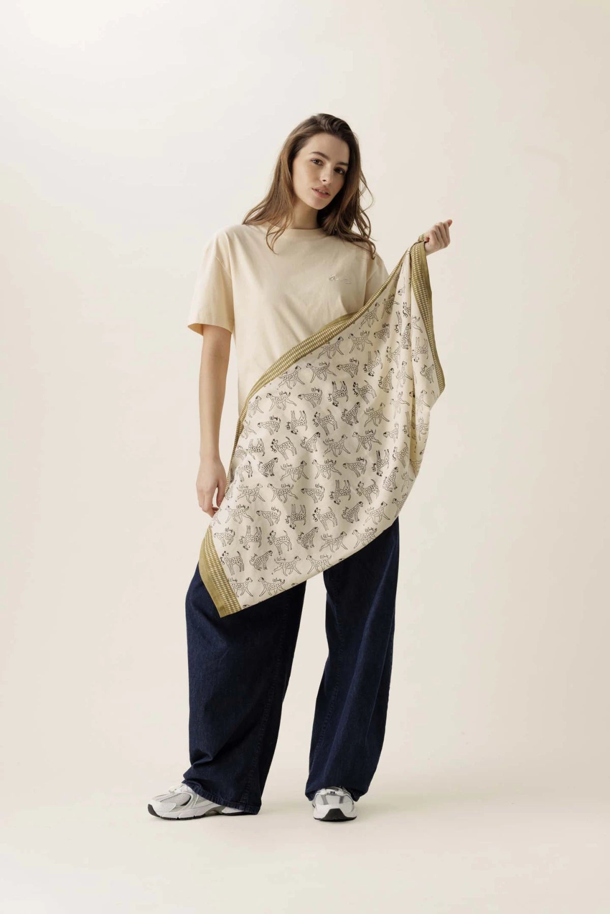 Big foulard Latika - Pongo macadamia