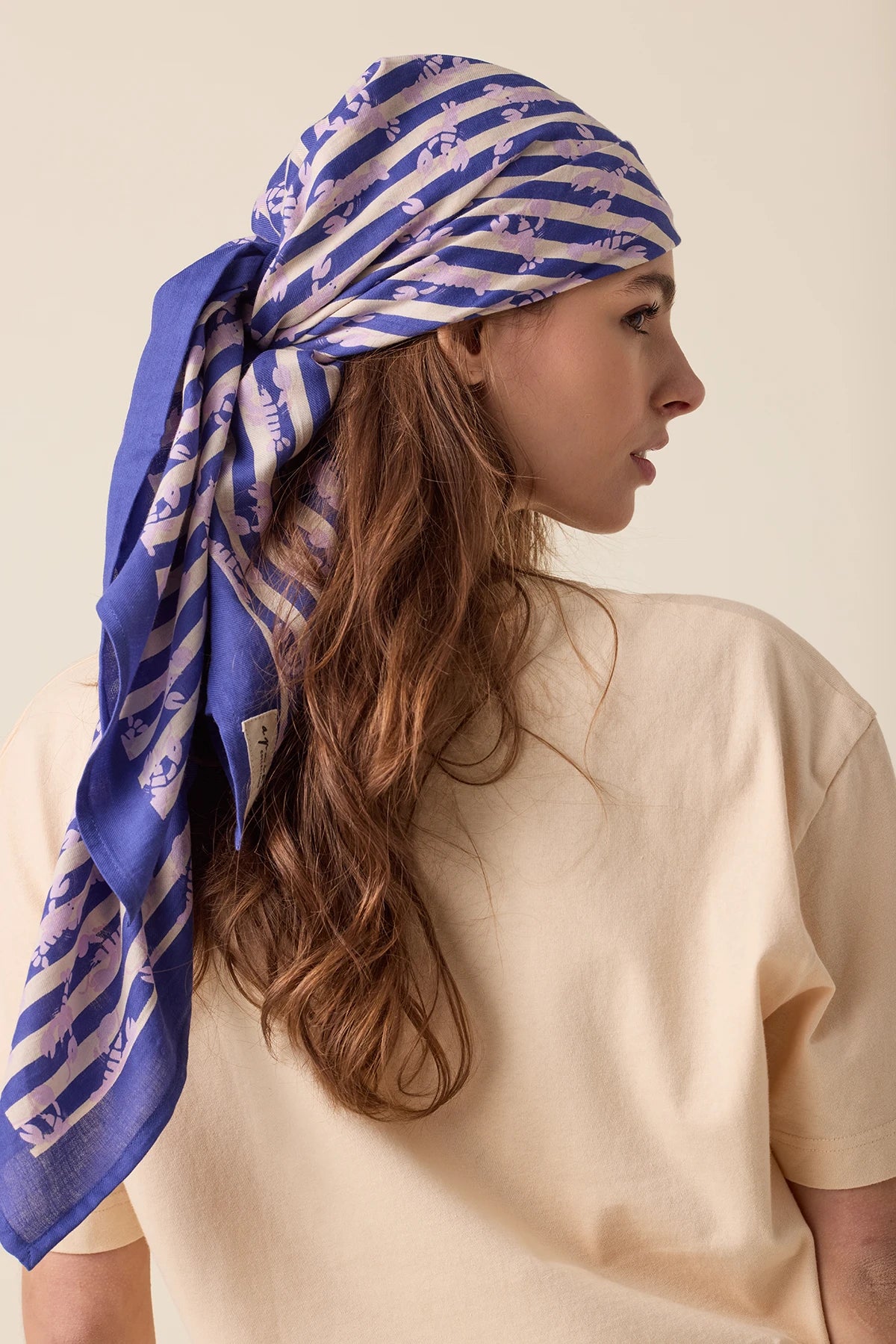 Big foulard Latika - Sebastien mauve