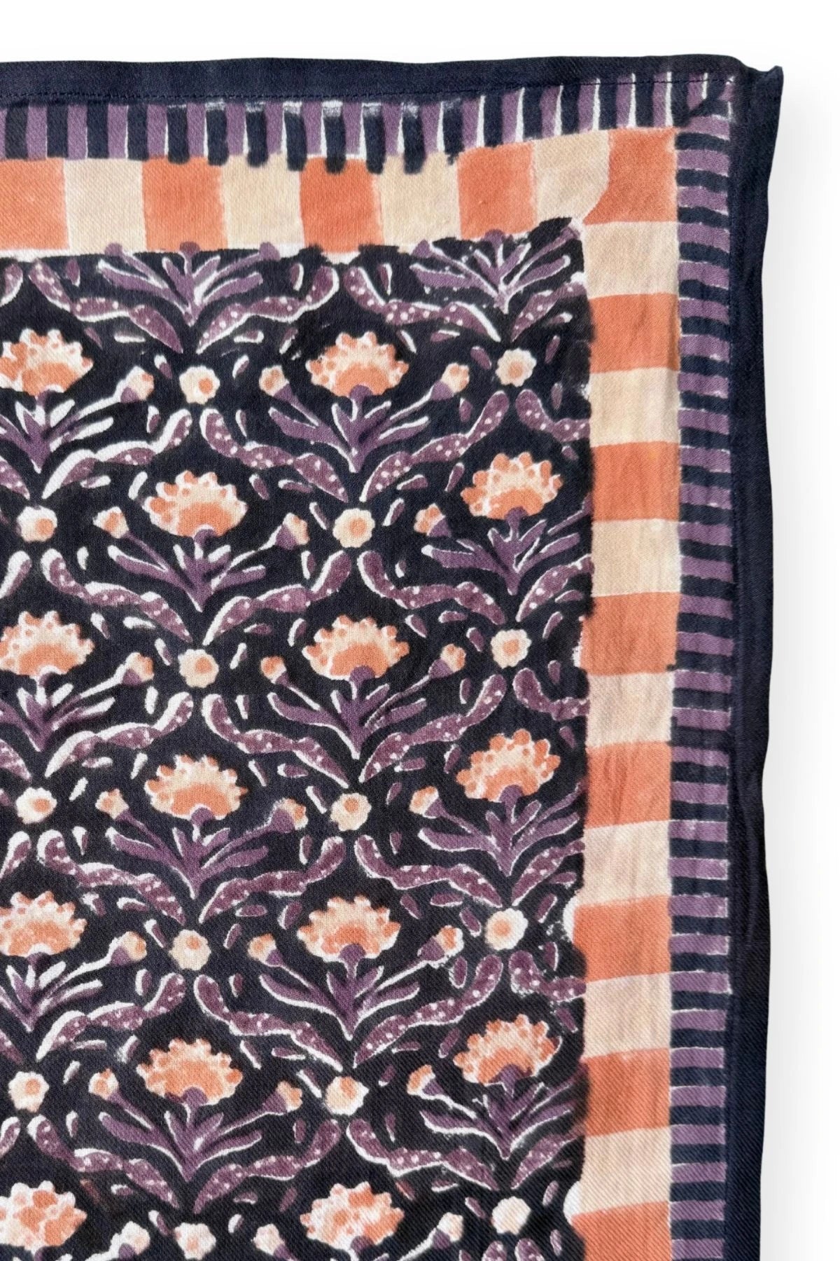 Big foulard Latika Cactus - Navy — Apaches collections , Lyon