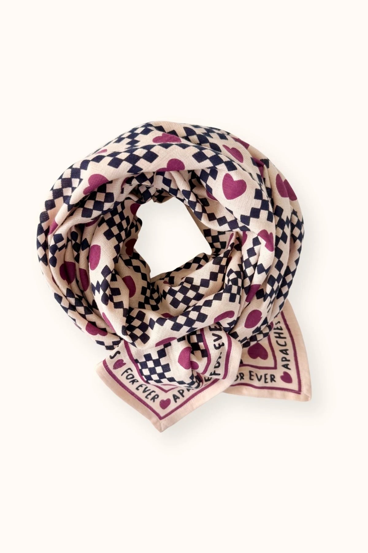 Big foulard Latika - Amor macadamia