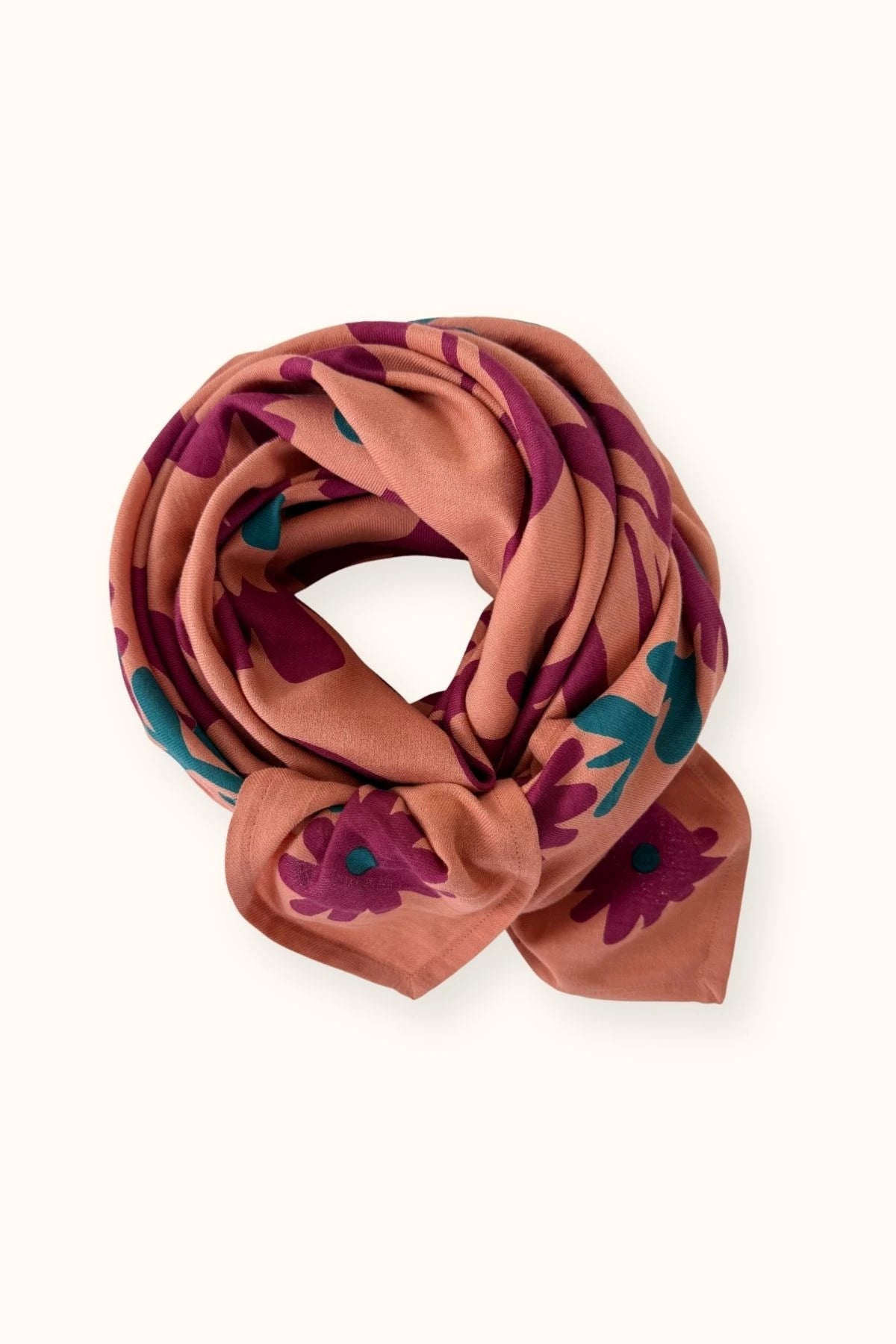 Big foulard Latika Rita - Rust — Apaches collections , Lyon