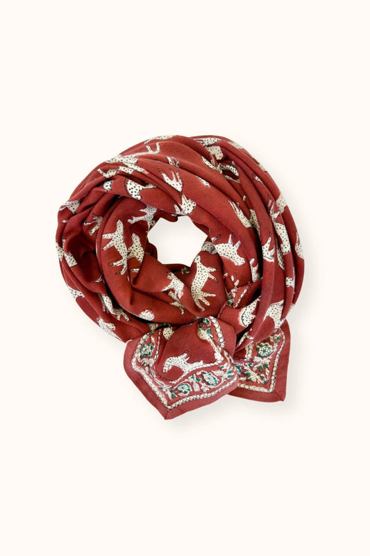 Big foulard Bengale - Fire