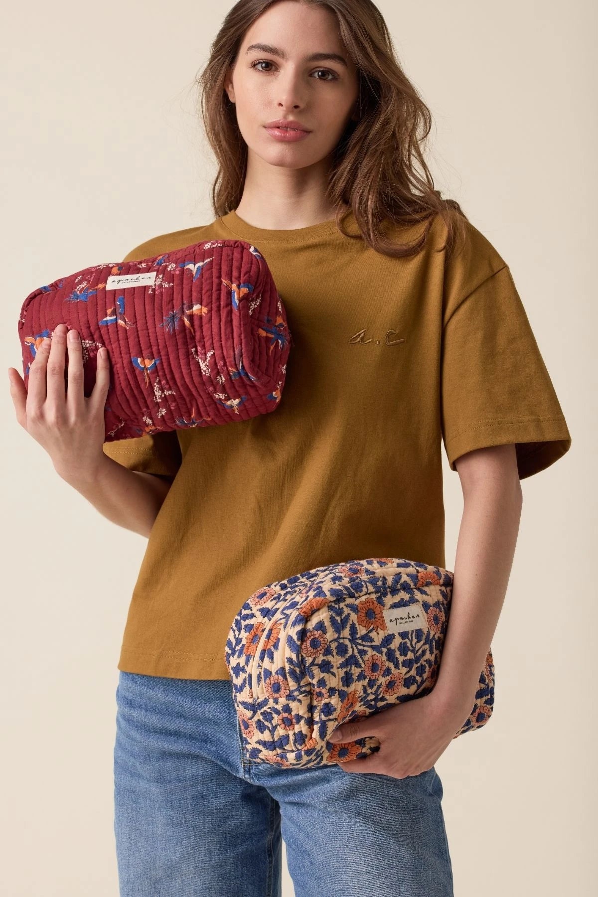 Grande trousse Gayane - Cerisier dahlia