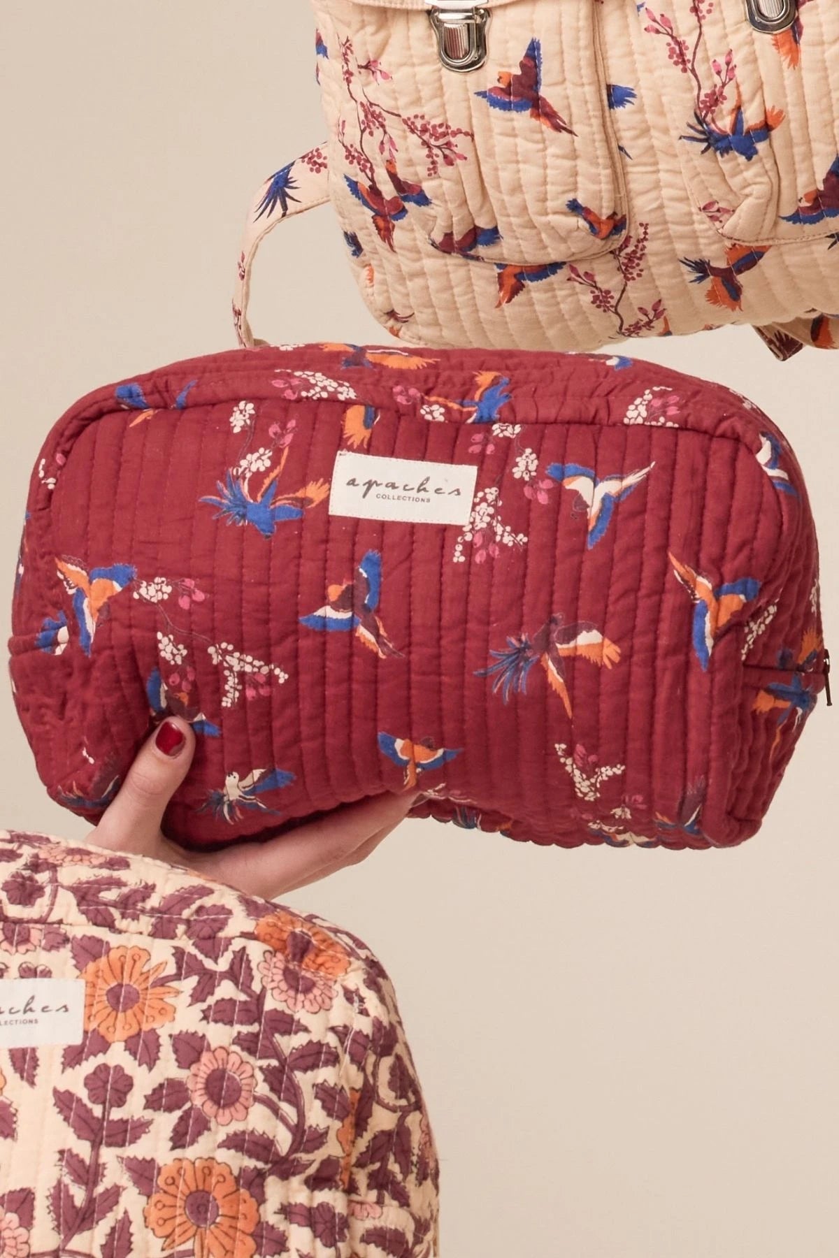 Grande trousse Gayane - Cerisier dahlia