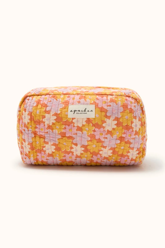 Grande trousse Gayane - Pâquerette orange