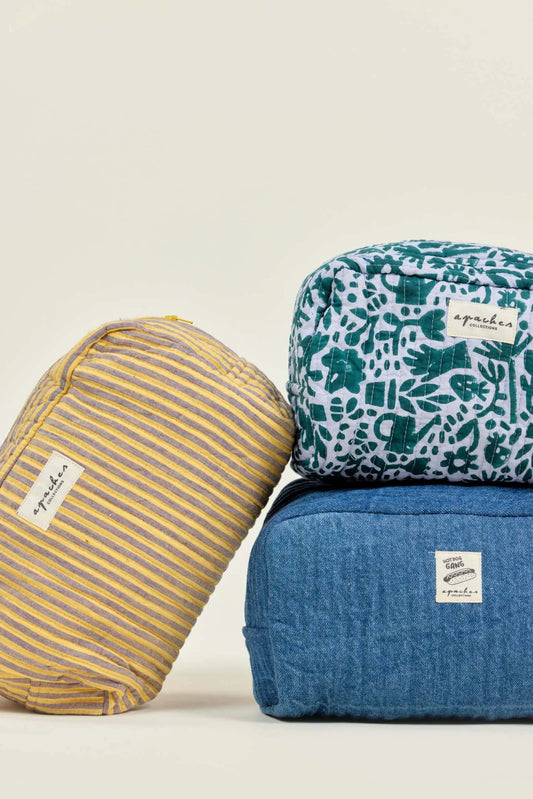 Grande trousse Gayane - Denim — Apaches collections , Lyon