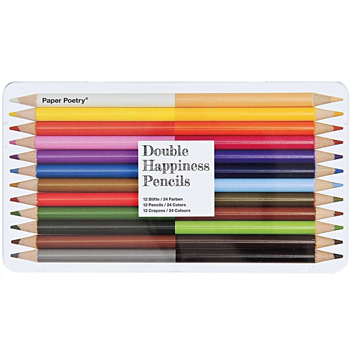 Crayons de couleurs doubles