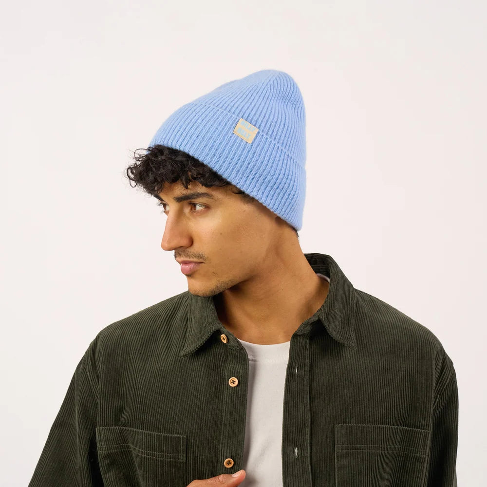 Bonnet en laine - Bleu pastel