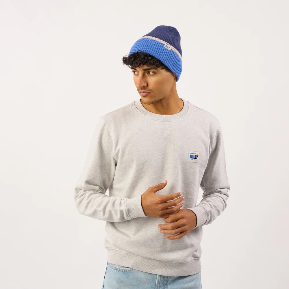 Bonnet en laine - Marine/bleu/beige