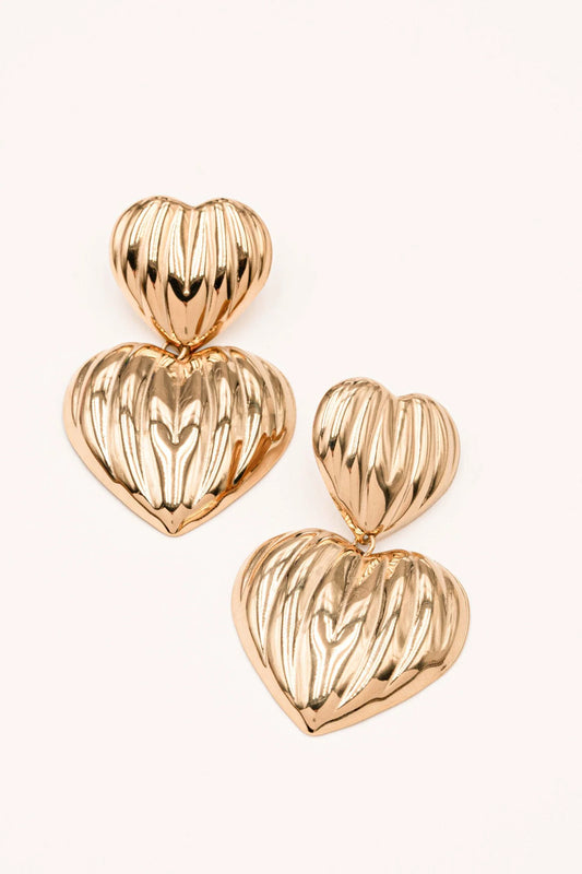 Boucles pendantes Nahia - Doré