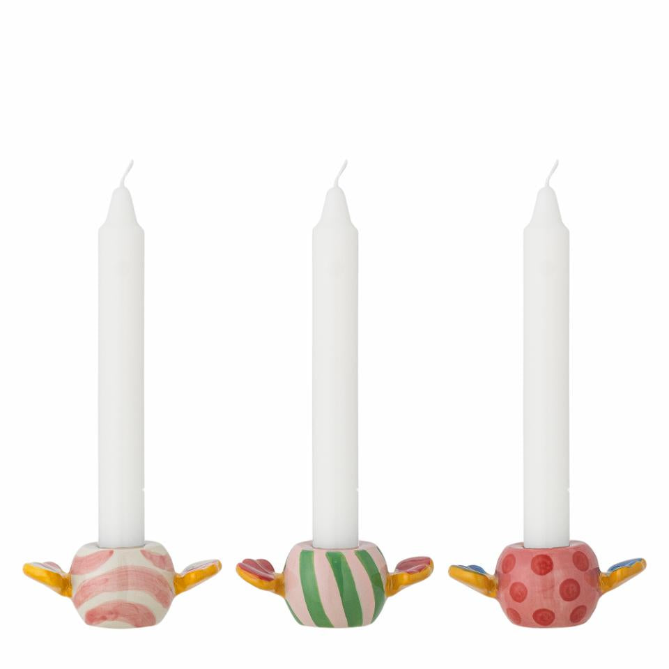 Bougeoir Caramella - rose et rouge — Bloomingville , Lyon