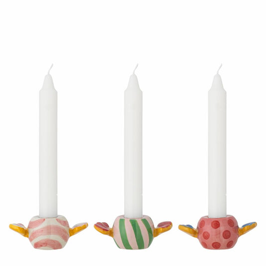 Bougeoir Caramella - rose et rouge — Bloomingville , Lyon