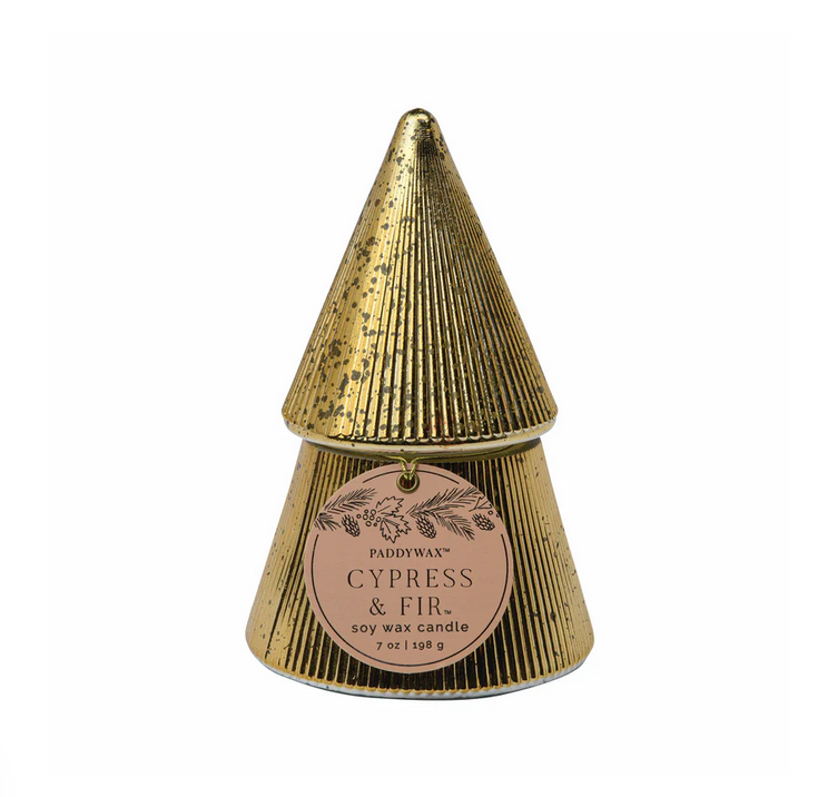 Bougie Sapin - Cypress & fir - Gold — Paddywax , Lyon