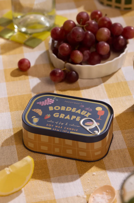 Bougie Bistro conserve - Grapes - Bordeaux grape