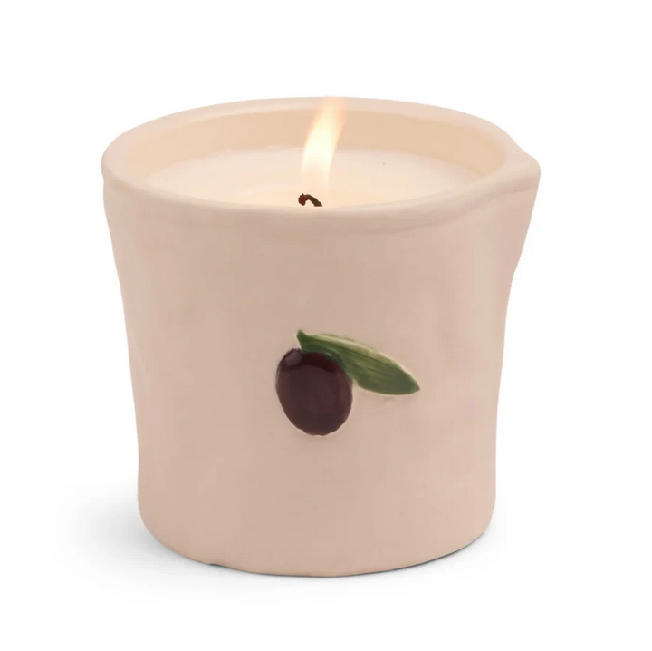 Bougie Bistro céramique - Olive - Fig & olive