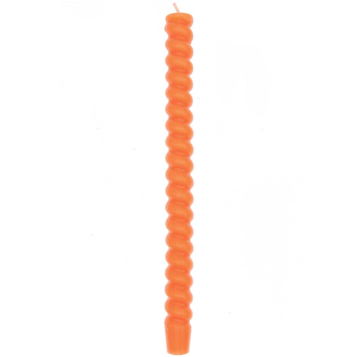 Bougie spirale 28 cm - Orange fluo