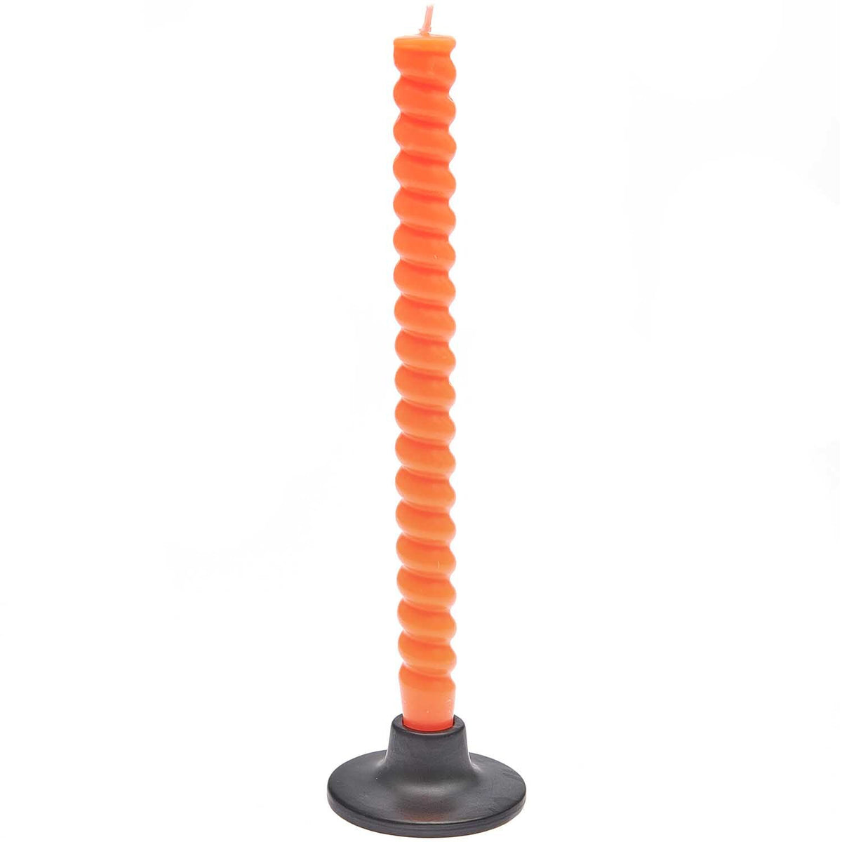 Bougie spirale 28 cm - Orange fluo