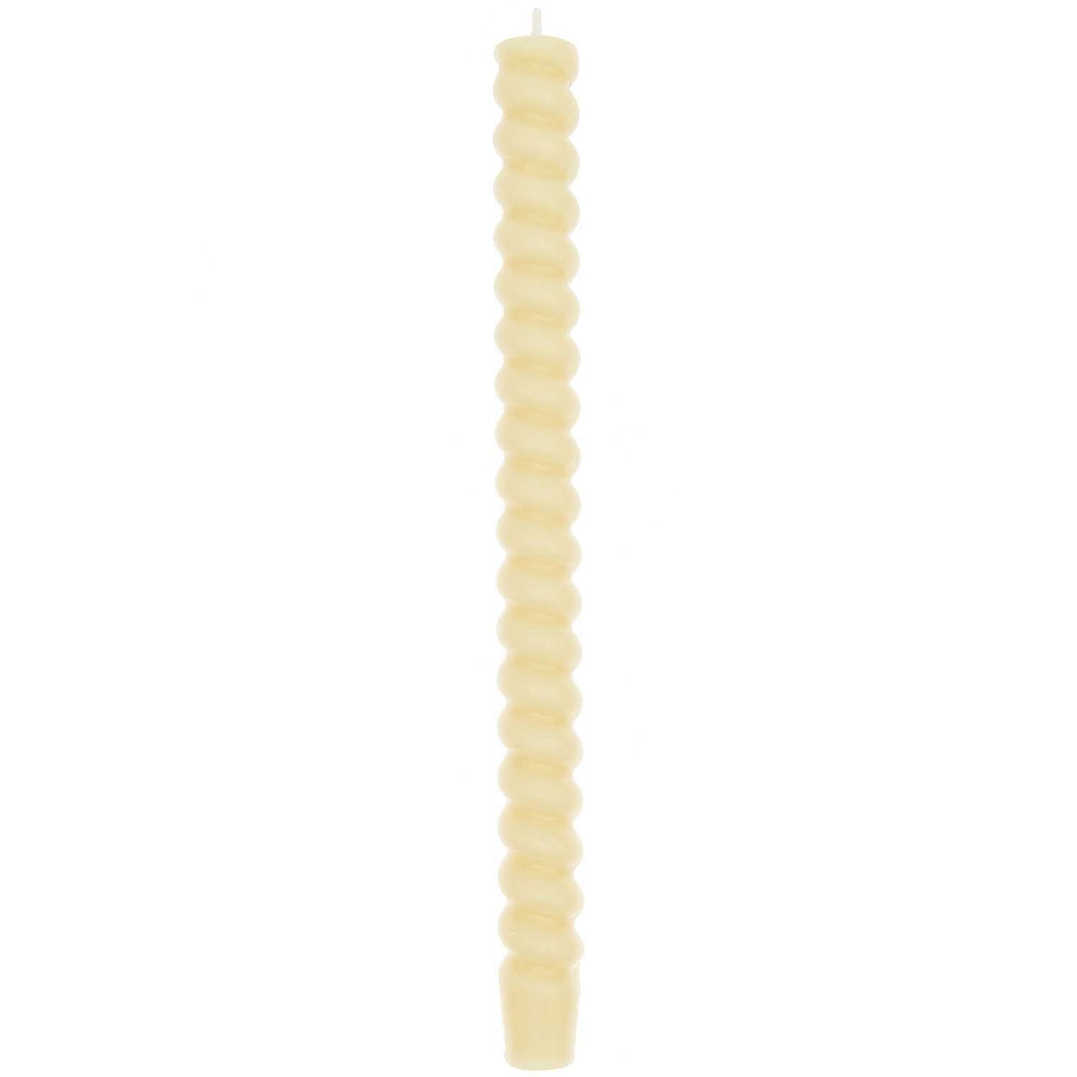 Bougie spirale 28 cm - Jaune sorbet
