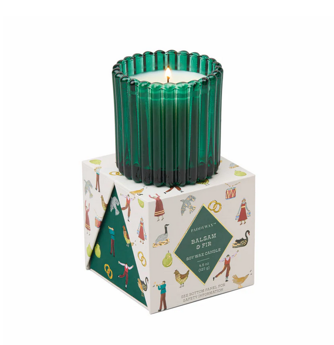 Bougie Christmas - Ribbed glass - Green — Paddywax , Lyon