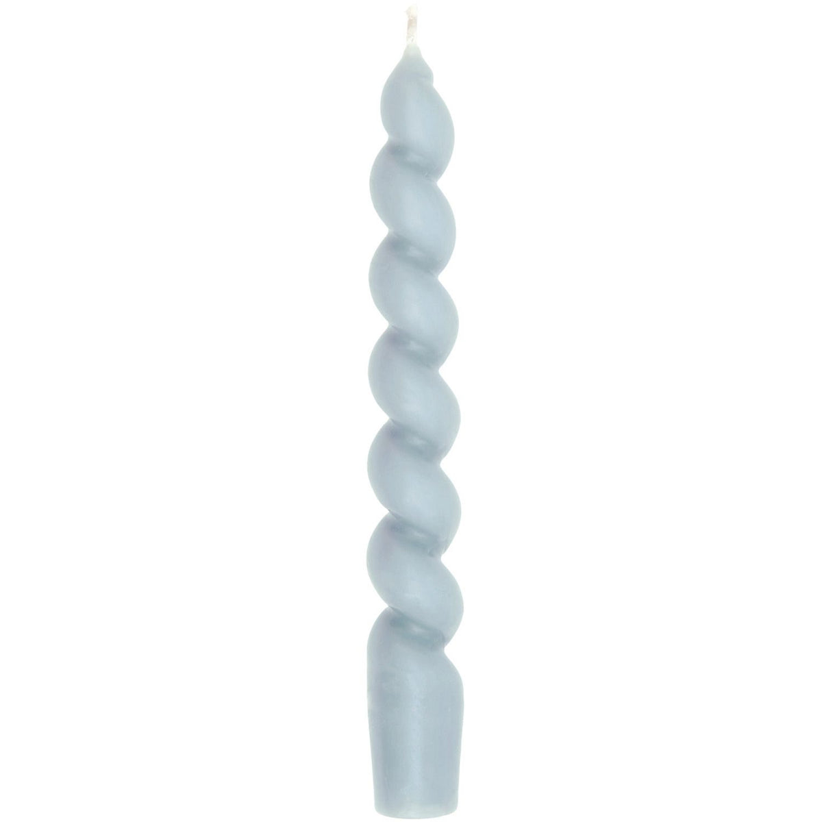 Bougie spirale 18,5 cm - Gris doux