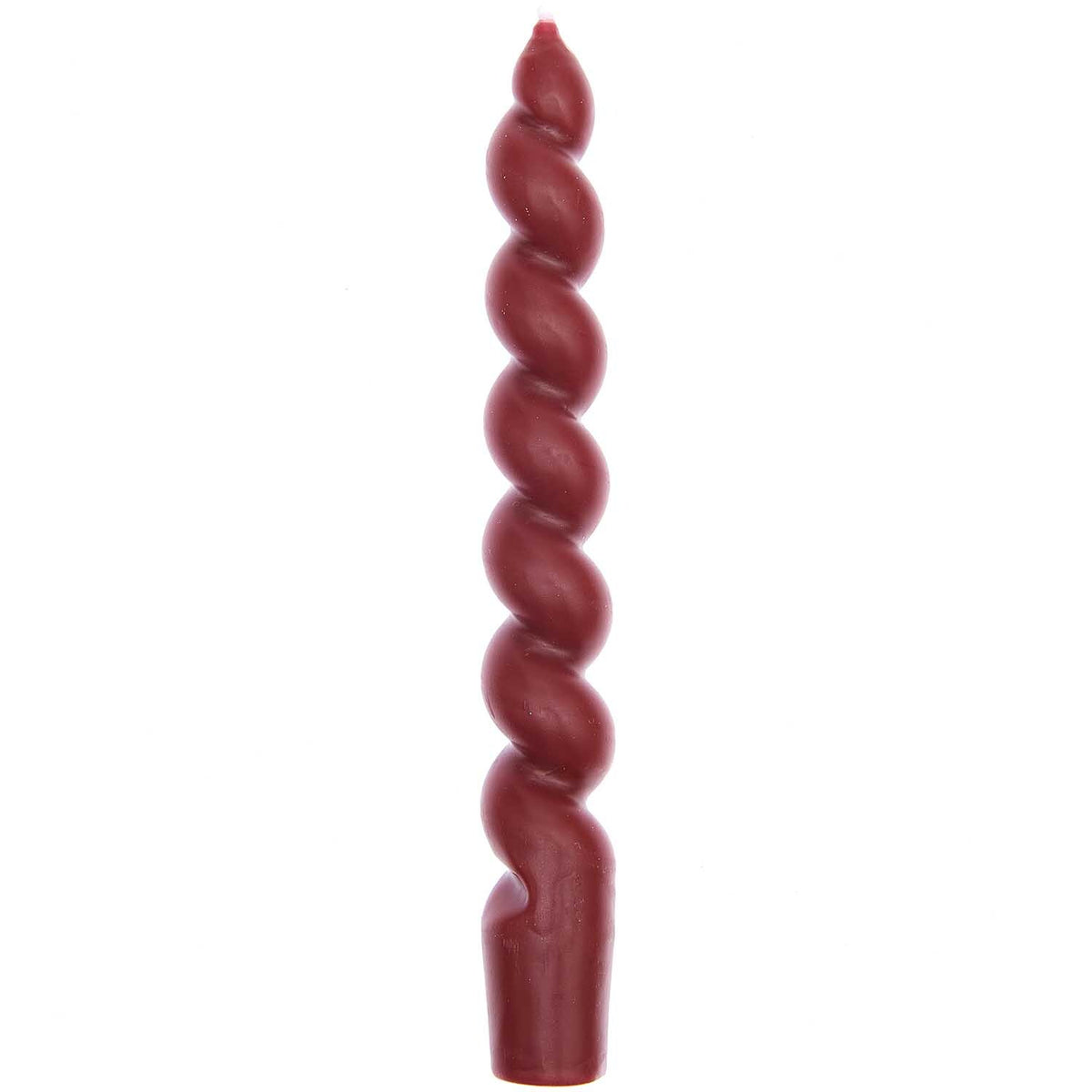 Bougie spirale 18,5 cm - Rouge foncé