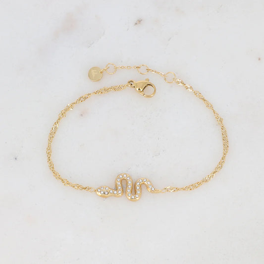 Bracelet Serpenta - Doré