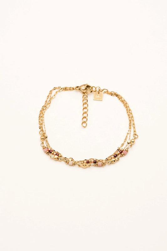 Bracelet Donna - Rhodonite (rosé)