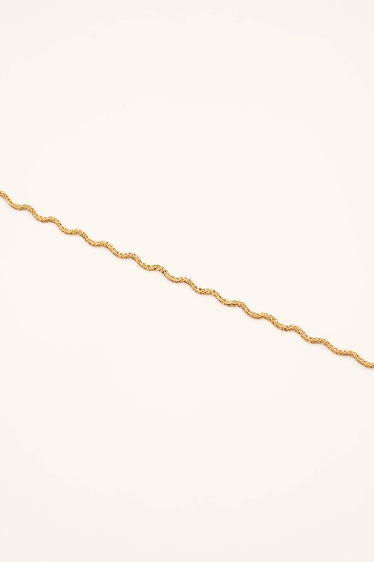 Bracelet Moka - Chaîne zigzag - Doré